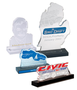 Custom Shaped Acrylic Awards